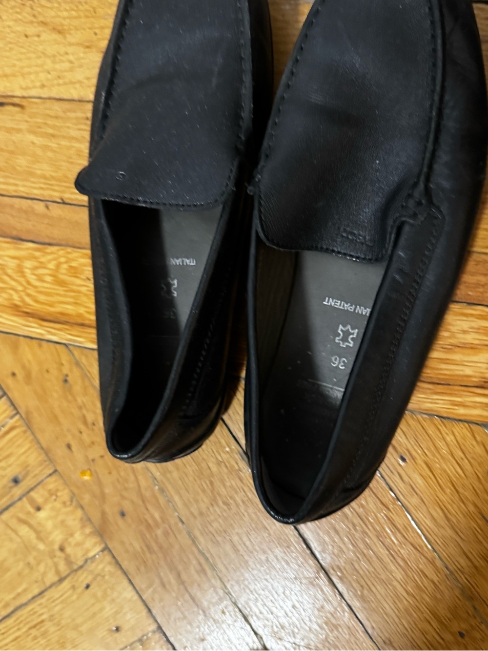 Geox Black Kids Slip-On Dress Loafers